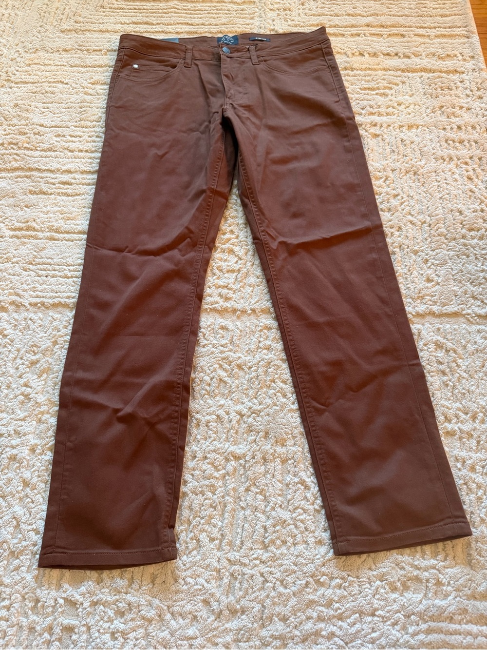 Ben Sherman Brown Straight-Leg Pants NWT